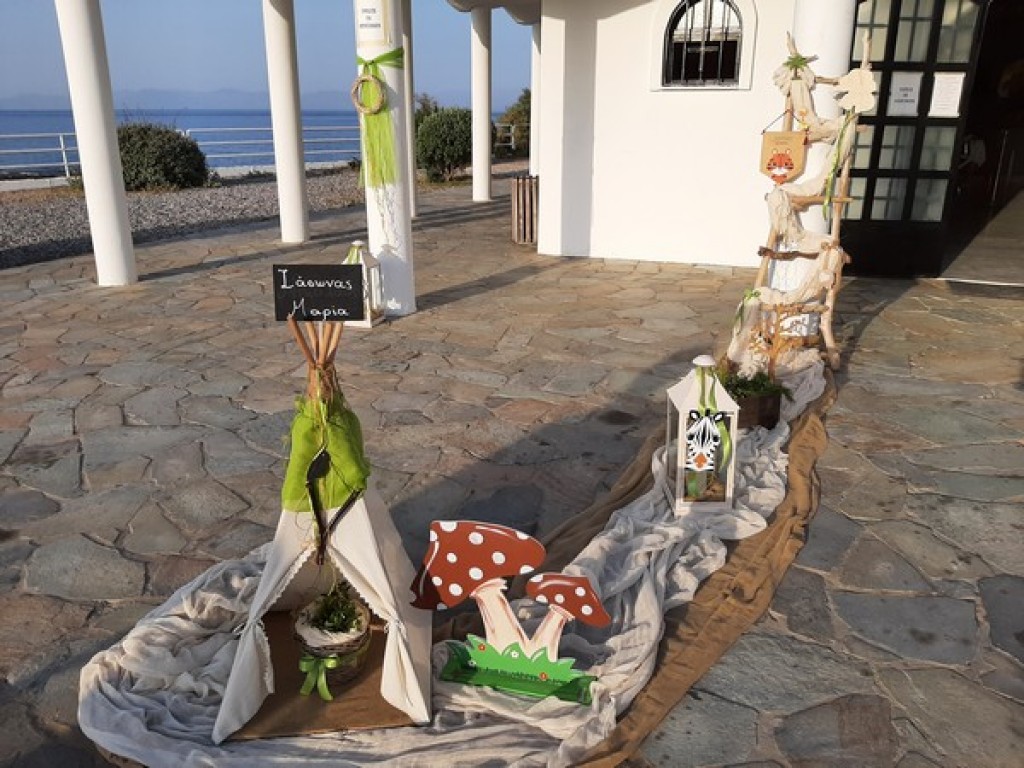 Στολισμός βάπτισης ζωάκια του δάσους